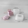 Flower Storage Jar Mould Jewelry Organizer Silicone Mold Concrete Plaster Storage Box Molds for Organizing Enthusiasts