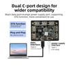 1 to 4 Port/7 Port HUB Module USB 2.0 Free Drive USB Splitter Electronic Development Expansion Board Type C power supply port