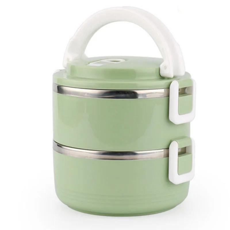 Stainless Steel Lunch Box Thermal Bento Box Multi-Purpose Leakproof Portable Office School Picnic Salad Food Container