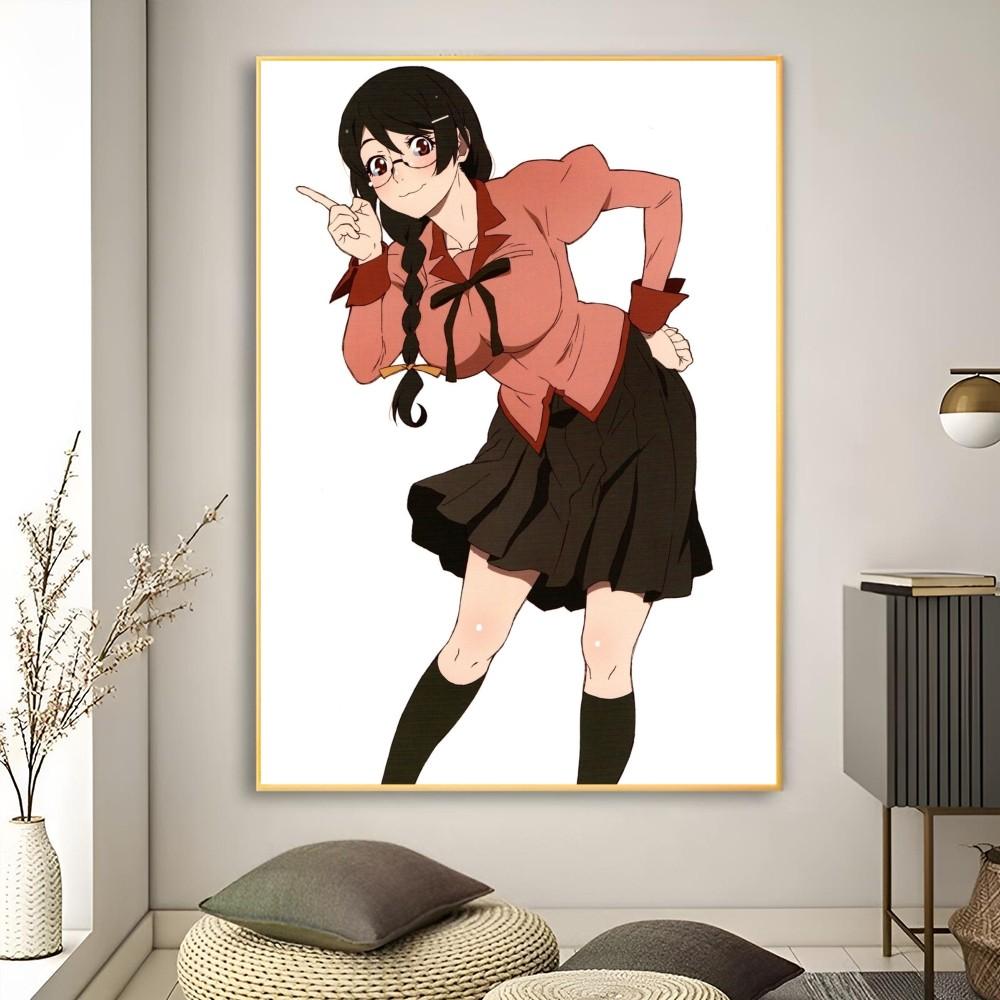 

1 шт. Ханекава Цубаса Аниме Кизумоногатари Плакат Плакат Арт Печать Бар Гостиная Мебель Декор 21cm×30cm NoFrame