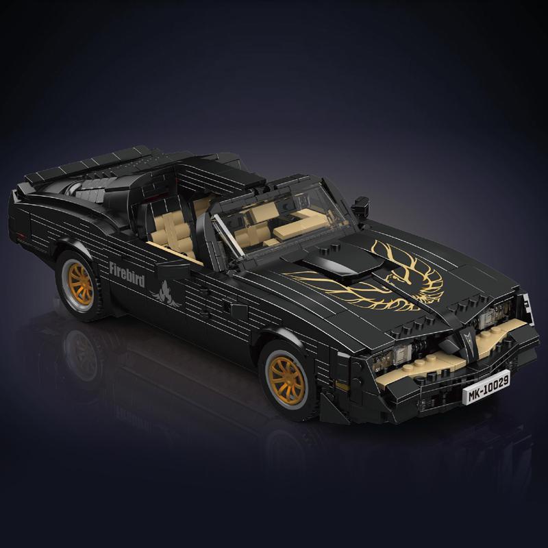 Mould King 10029 Technické auto Hračky The MOC Firebird Vintage auto Stavebnice Montáž Oldtime auto Kostka Dětský Vánoční dárek