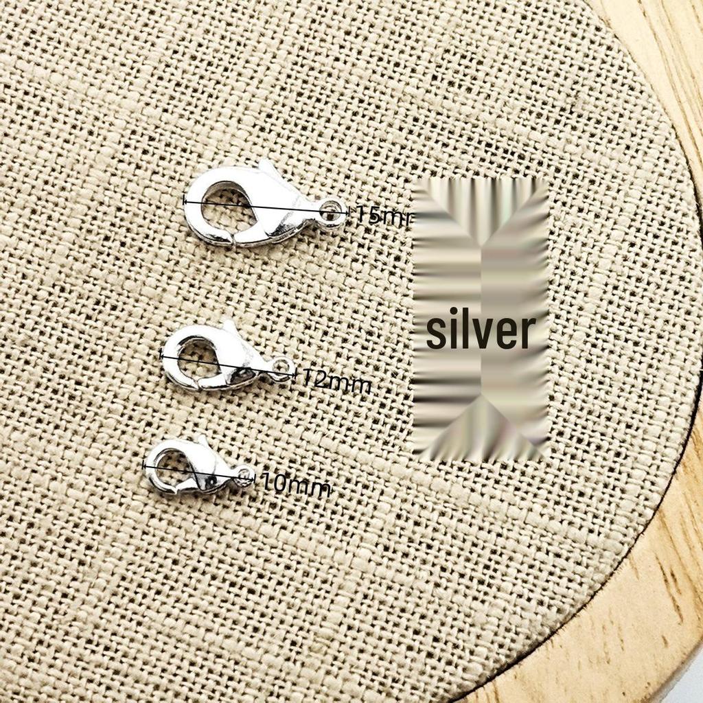 DIY Pure Copper Color-Preserving Necklace & Bracelet Lobster Clasp - Simple Fashion Jewelry Accessories