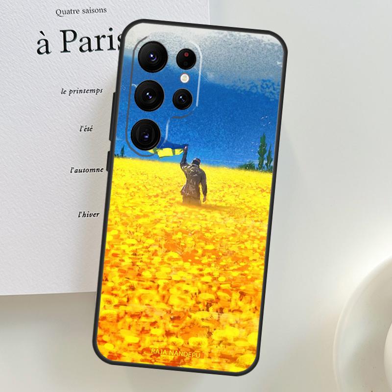 Ukrainian Flag Case For Samsung Galaxy S26 Ultra S25 S24 S23 S22 S21 S10 Plus S20 FE S25 Ultra Phone Cover
