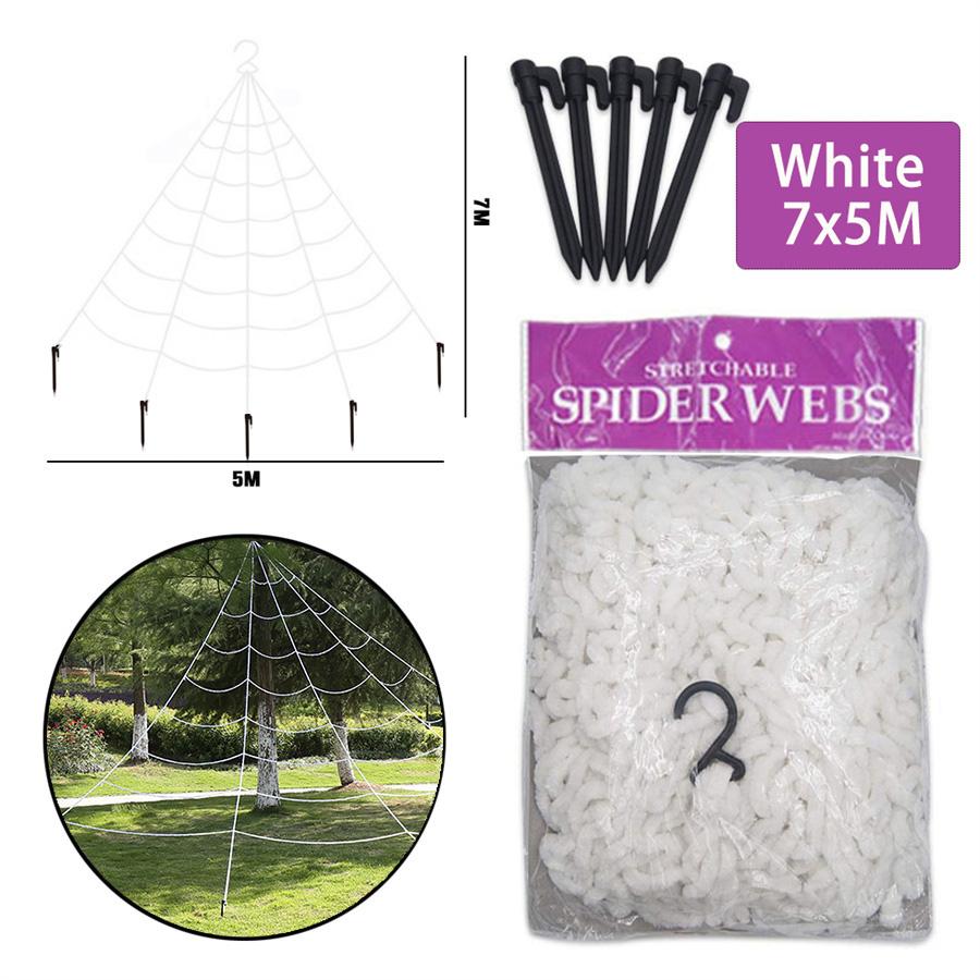 Halloween Spinnennetz Simulation große schwarze Spinne Dekoration Bar Szenenlayout Requisiten Partydekoration Rasenszenerie Heimdekoration