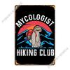 Hiking Camping Mountains Metal Sign Poster Create Pub Wall Decor Wall Decor Tin Sign Poster