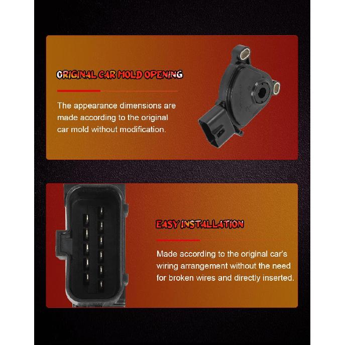 CCIYU Neutral Safety Switch YL8P-7F293-AA Backup Switch Transmission Range Sensor Fit for Ford M-azda for Ford Escape 2001-2008