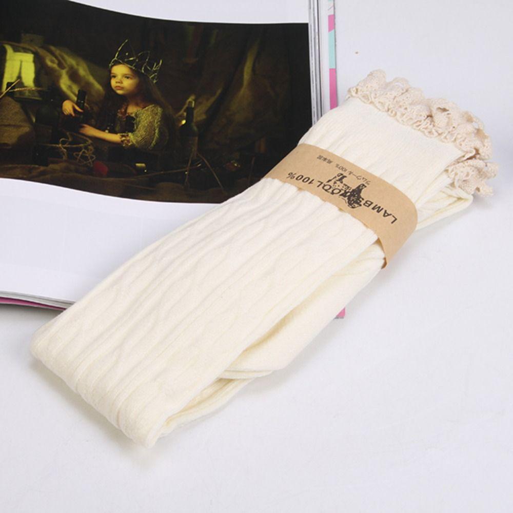 

Шкарпетки до коліна з плетінням, шкарпетки з мереживом, модні довгі шкарпетки, осінь та зима білий