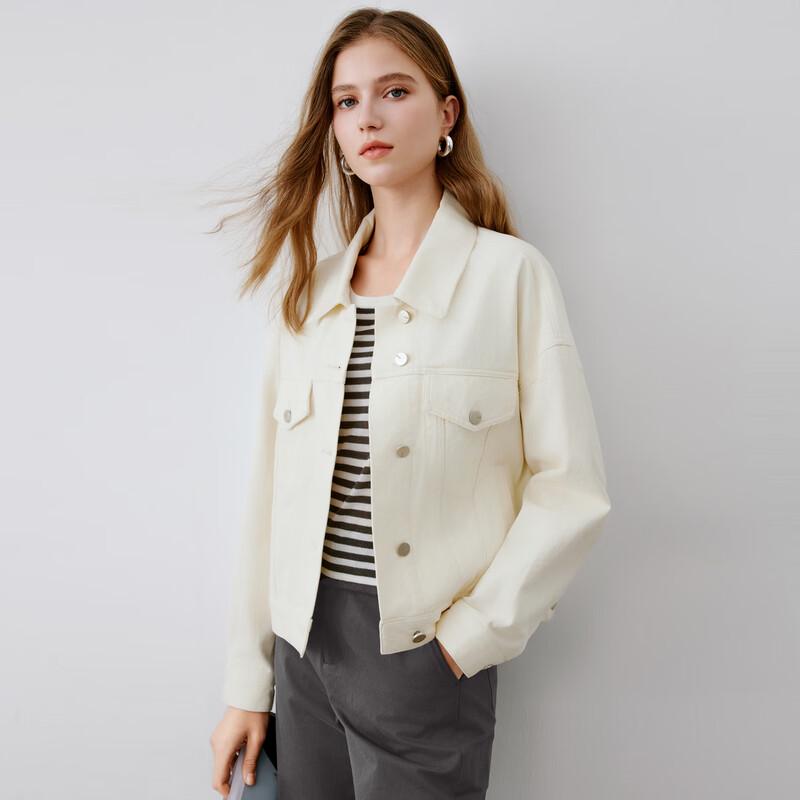 

Elva Island Women s Drop-Shoulder Denim Jacket L