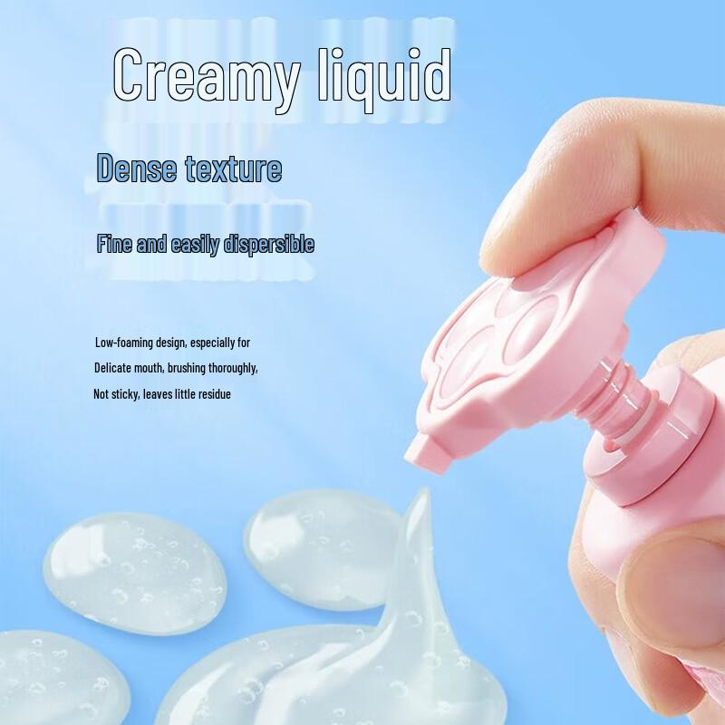 Cold Sore Ling Beilele Kids Anti-Cavity Press Toothpaste, Orange Ice Cream Flavor