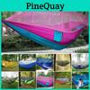 Relaxing Double Person Hammock Bed With Strong Mosquito Net For Travel And Outdoor Comfort