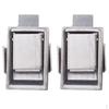 2X Paddle Stainless Steel Flush Lock Recessed Mounted Latch -Tool Box