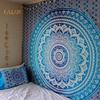 Vybavení na jógu Mandala Bohemian Yoga Mat Plážový ručník Šátek Deka Indická závěsná tapiserie