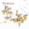 2.5*2mm Tube Beads For Jewelry 18K Gold Plated Metal Beads Separators,Bracelets Beads For DIY Beading Findings