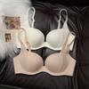 Push Up Bra Simple Seamless Bra for Women Flat Chest Show Bigger No Steel Ring Side Breast Collection Anti-sagging