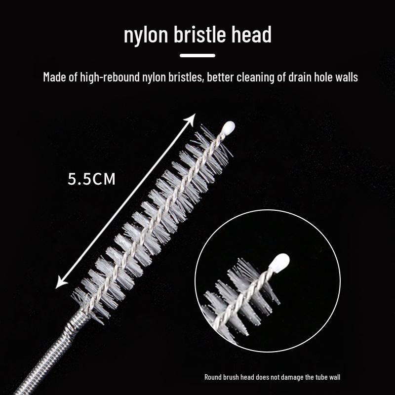 Univerzální nerezový nástroj na čištění odtoku chladničky pro námrazu a hromadění vody