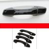 For SEAT Ibiza MK5 6F KJ1 2017 2018     Gloss Black Door Handle Cover Protective Styling Sticker Car Accessories