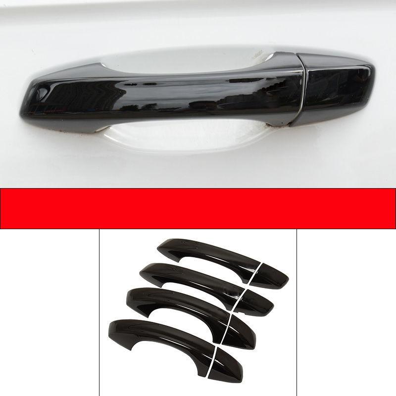 For SEAT Ibiza MK5 6F KJ1 2017 2018 Gloss Black Door Handle Cover Protective Styling Sticker Car Accessories