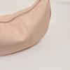 Minimalist Crossbody Bag for Women Soft Leather Shoulder Bag Zip Closure Trendy Hobo Style Handbag