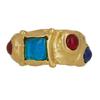 Chic Vintage Baroque Rhinestones Rings For Women With Multicolor Stones And Premium Gold Color Designs for Fashionistas