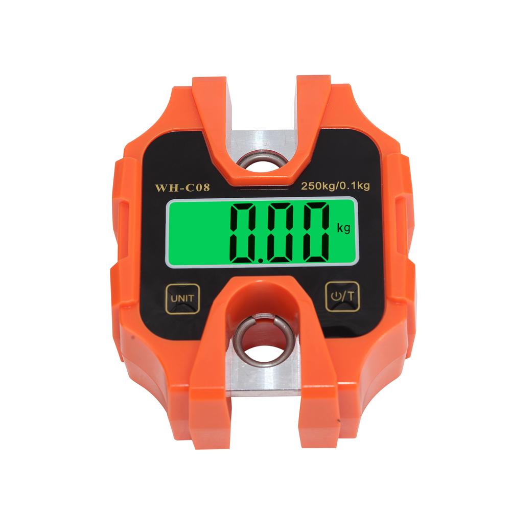Przenośna ręczna waga elektroniczna o wadze 250 kg z podświetleniem kg lb Catty Przełącznik jednoprzyciskowy do domu