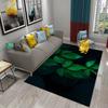 Green Leaves Carpet Natural Landscape Rug Soft Rectangle Area Rugs for Bedroom Living Room Decor Yoga Mat Door Mat