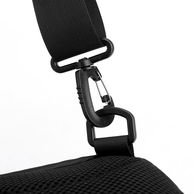 Men's Sling Bag Multi-Functional Chest Bag with Headphone Jack Modern Crossbody Bag for Phone & Essentials