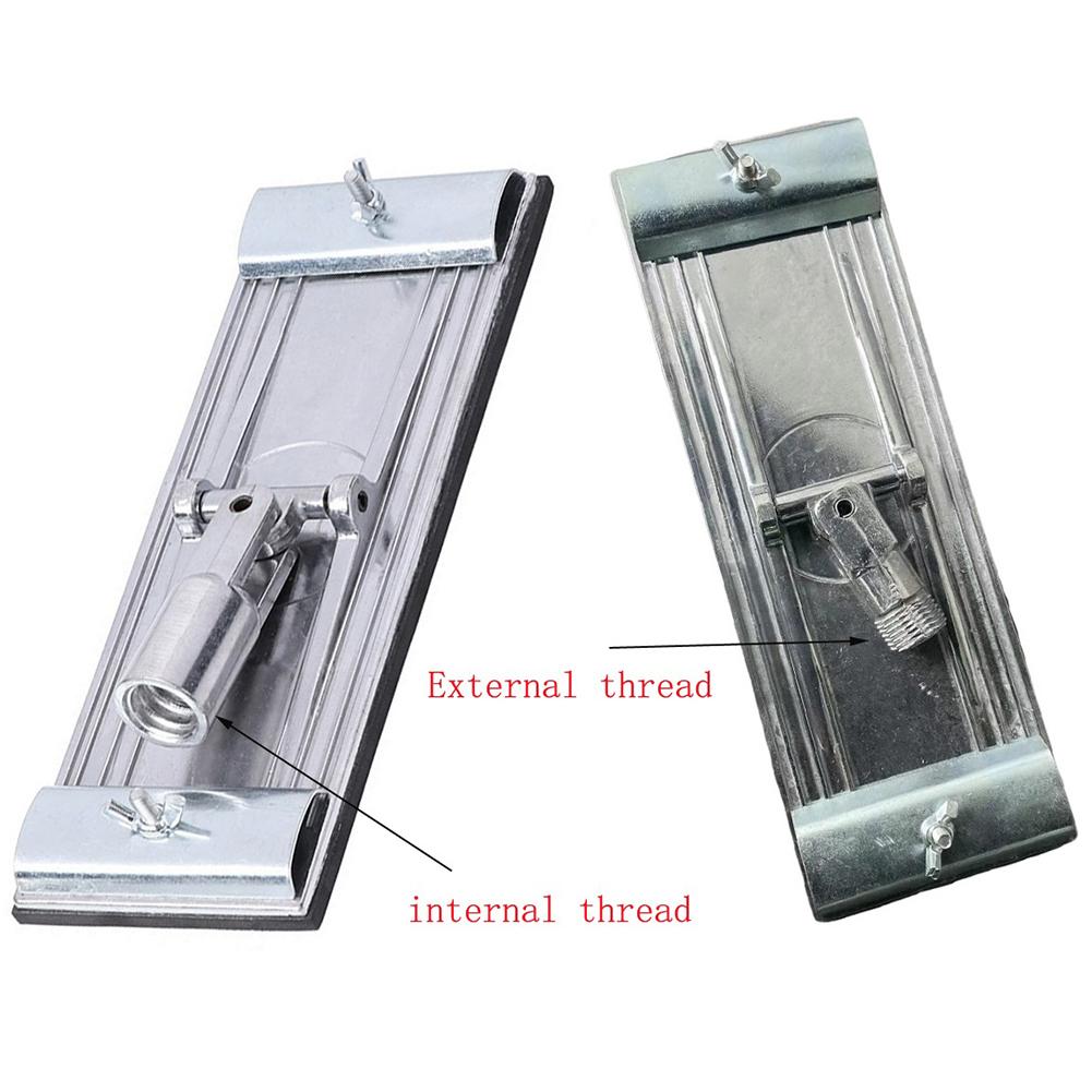 Hand Sander Holder Sandpaper Frame Aluminum Alloy For Drywall Auto Body Sanding For Drywall Sanding Wood Auto Body Detailing