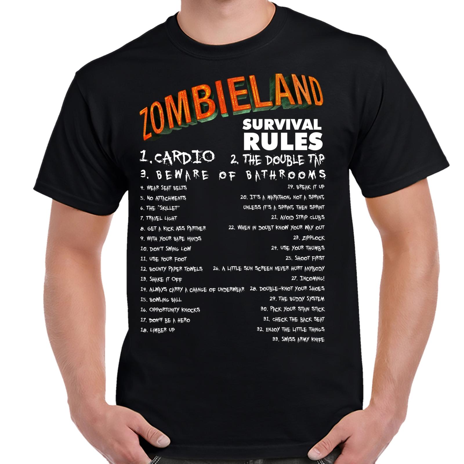 Zombieland Survival Rules Shirt S разноцветный
