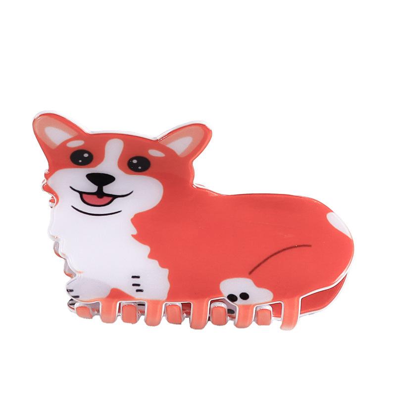 1pc New cute animal series acrylic cat cartoon hair clip, back of the head hair clip, hair accessories, and dished hair