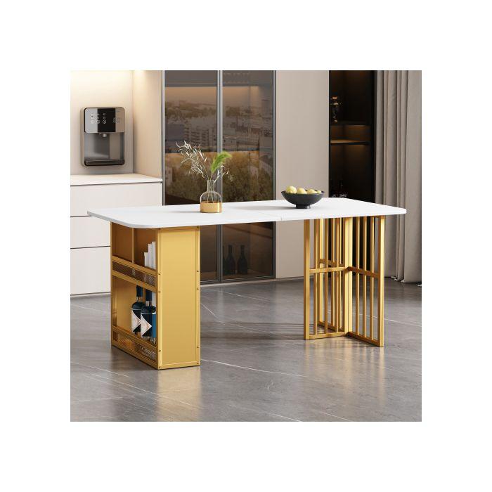 Table De Salle À Manger, Table De Salle À Manger Moderne, Table De Salle À Manger Moderne Simple, Blanche