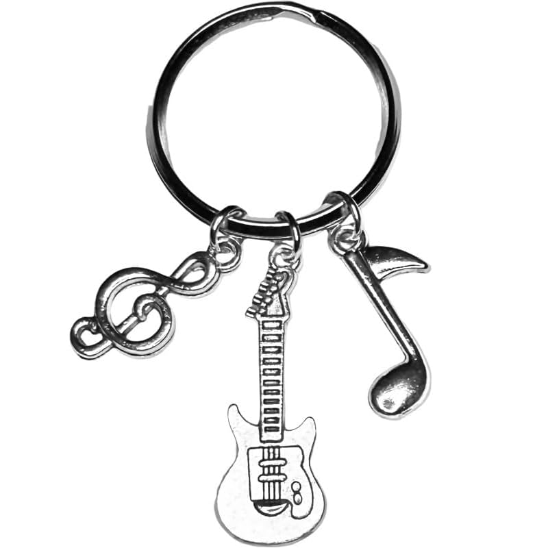 

[Woodstar] musical instrument Brass band music key ring concert live orchestra lightweight compact (guitar)