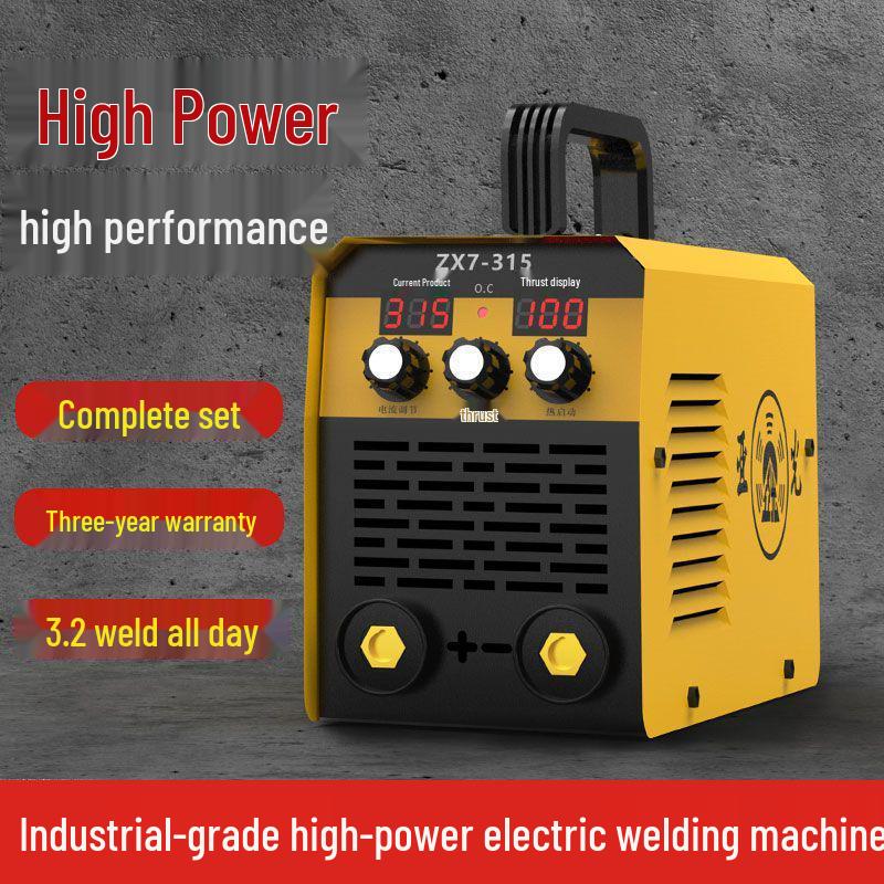 Kompaktní 220V dvoufázový 315 elektrický svařovací stroj pro domácí a průmyslové použití