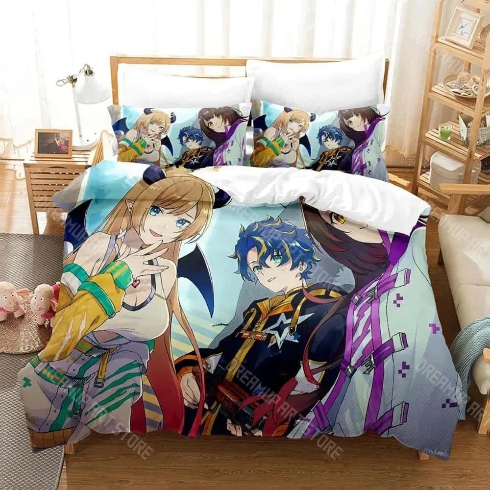 3D Print Roboco-san Bedding Set Single Twin Full Queen King Size Bed Set Adult Kid Bedroom Duvetcover Sets 3d Print Anime Bed