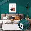 10 Meters / Roll 3D Self-adhesive Thicken Waterproof Wallpaper Linen Textured Pure Color Home Decorative Refurbished Sticker