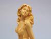 Wood female beautiful beautiful wooden figurine carving, goddess, nude, girl, woman, sculpture,