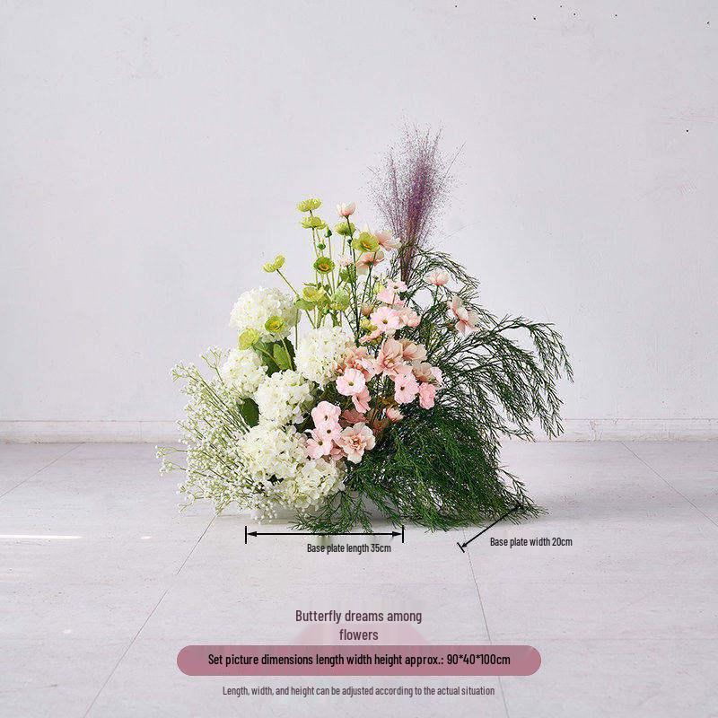 Monet Garden Purple Artificial Floral Decorations for Spring Landscaping Ornaments