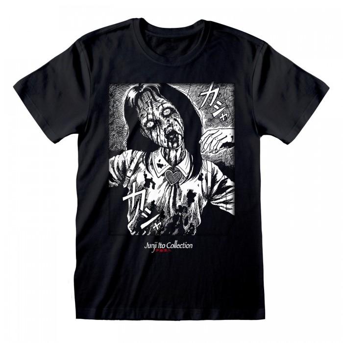 

Junji-Ito Unisex Adult Bleeding T-Shirt XL чорний/білий
