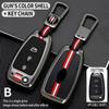 Zinc Alloy+Slicone Car Flip Key Case Cover Shell Fob for Hyundai Elantra Solaris Tucson I30 I35 I40 KONA Genesis Santa Fe Azera