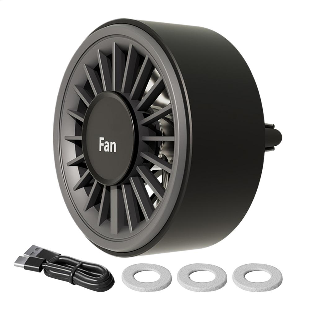 Car Fresheners Long Lasting Air Outlet Fan Creative Auto Perfume Auto Accessories Interior Fragrance Aromatherapy Perfume For