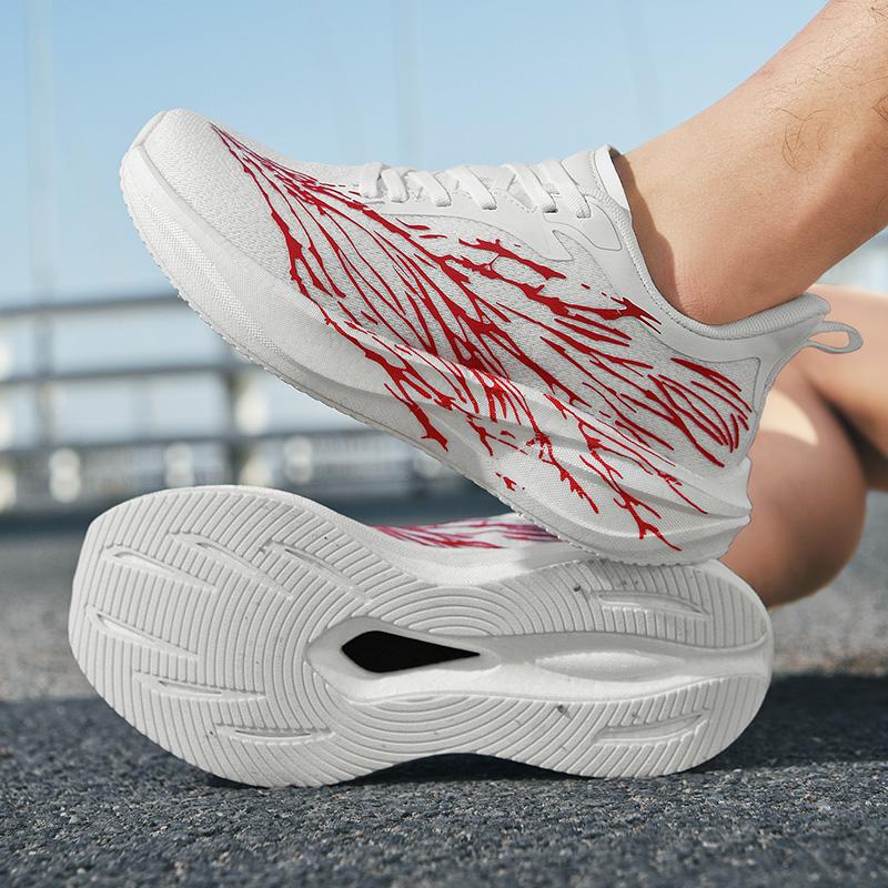 Men's breathable outdoor racing running shoes spring summer soft-sole anti-slip casual sneakers students light speed sports shoe
