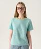 TTUDEMENT Multi Striped T-Shirt Mint