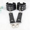 Sexy Women Leather Body Bondage 18 Sexual Game Sex Open Ass Garter Belt  Handcuffs Adult Supplies Fetish Goth Carnival Dress