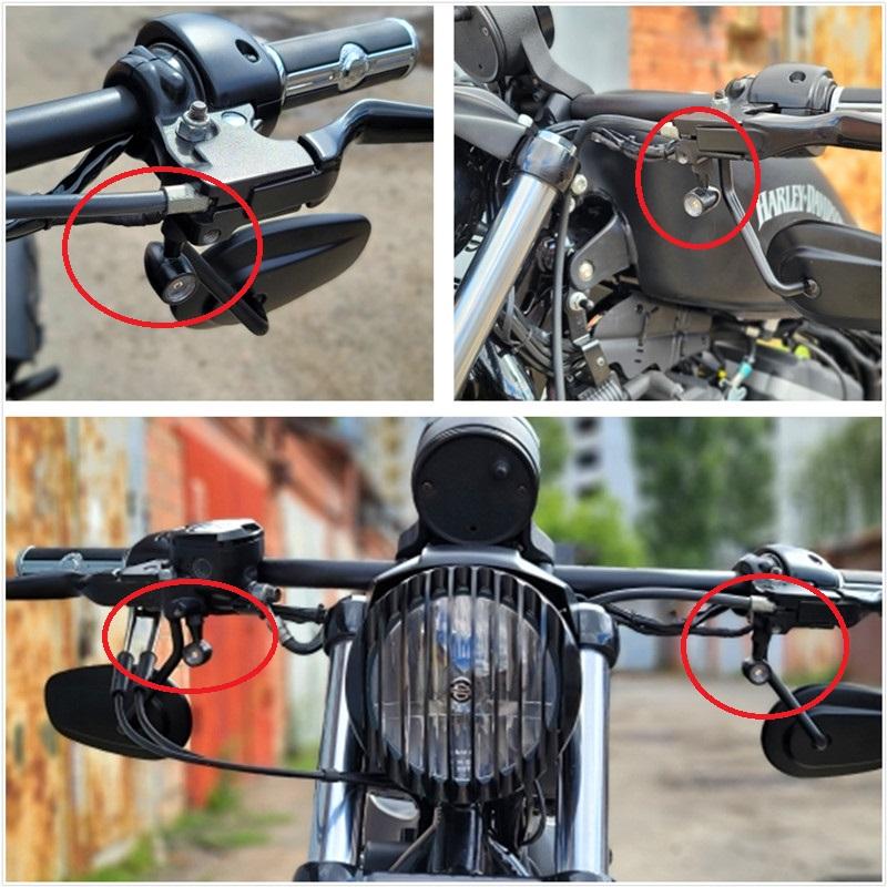 Motorcycle LED Turn Signal Light Bullet Clignotant Moto Flasher Lamp Mini LED Turn Signal Lights 12V 8mm Moto Indicator Blinker