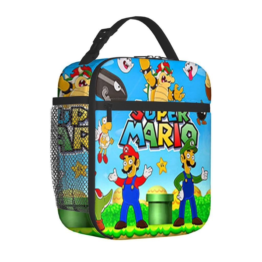 Cartoon Lunch Bag Bento Bag Fully Printed 3D Digital Thermal Insulation Bag Portable Outdoor Children'S Picnic Bag
