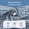 FIRS Men's Pure Cotton Brushed Plaid Long Sleeve Shirt