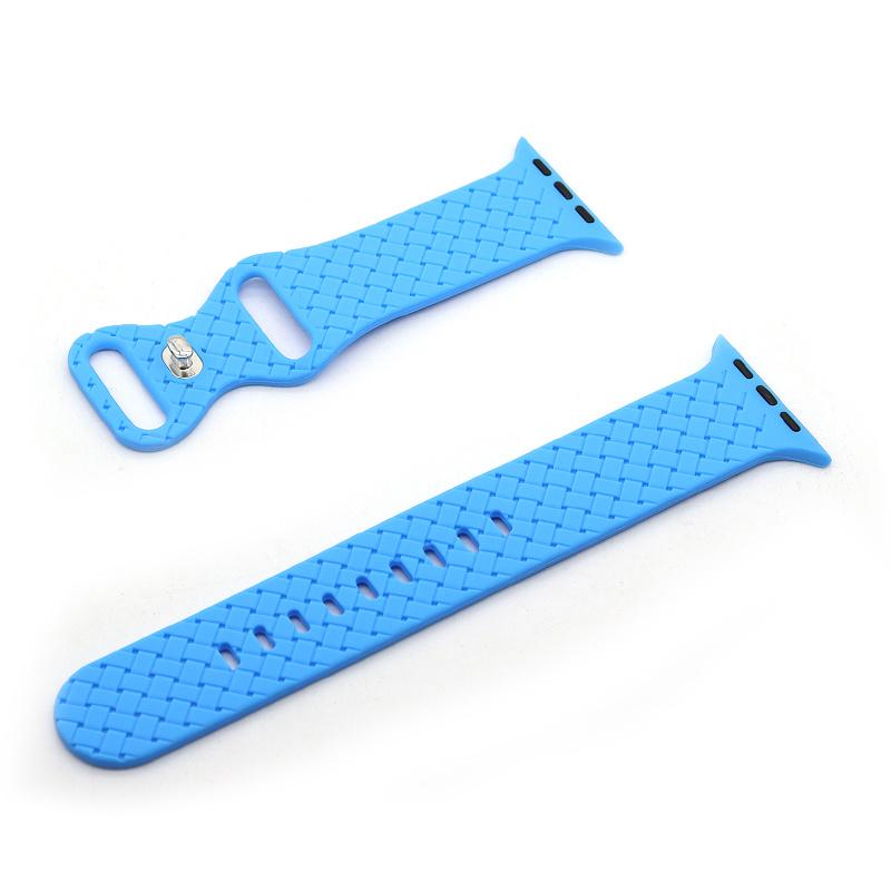 Silicone Braided Strap For Apple Watch Band 49mm 44mm 45mm 42mm iWatch 40mm 38mm 41mm Correa Watchband Bracelet Apple Watch Serie 7 3 5 6 Se 2