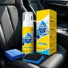 Multi-Purpose Car Foam Cleaner Lemon Scent Strong Decontamination Interior Leather Seat Spray Rinse-free Eliminate Odors Cleaner