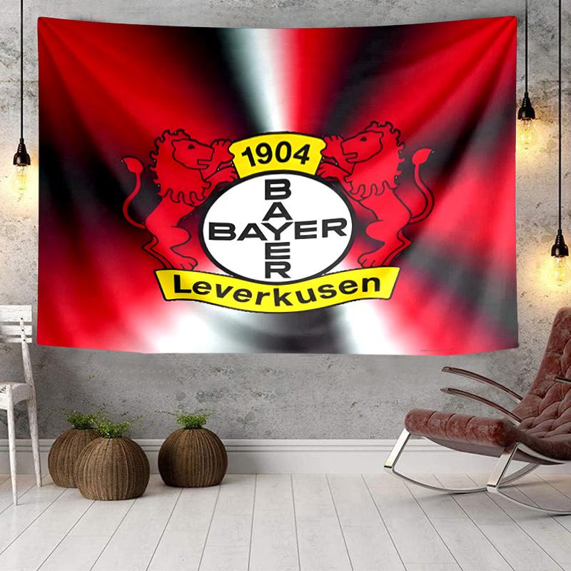 1PC Bayer Leverkusen Crest Tapestry Hanging for Bedroom,Livingroom, Playroom,Decor Art Room Wall Tapestry Holiday and Birthday Gifts