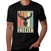 Im Into Fitness Fitness Deer In My Freezer Funny Hunting TShirt Work Daily Short Sleeve Top