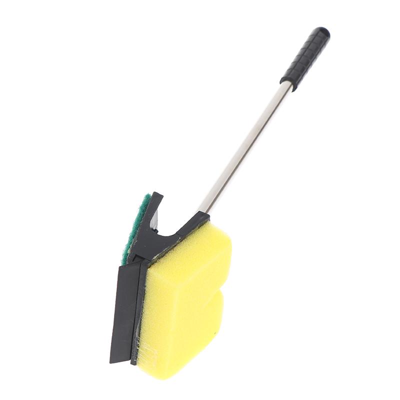 Aquarium Fish Tank Glass Plant Cleaning Brushes Floating Clean Window Algae Scraper Fish Tank Algae Removal Cleaning Brush